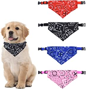 3 Collares Bandana Graduable Mascotas