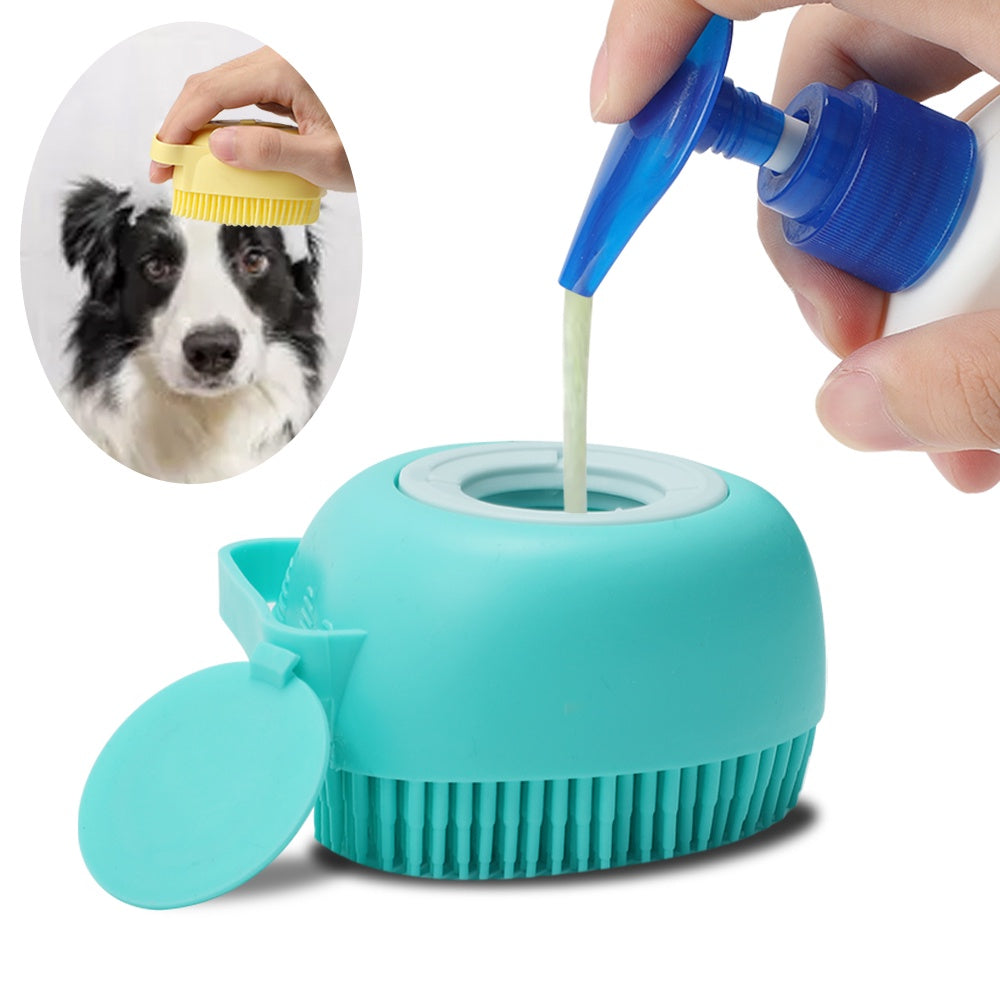 Cepillo Dispensador Champu Mascota Banar