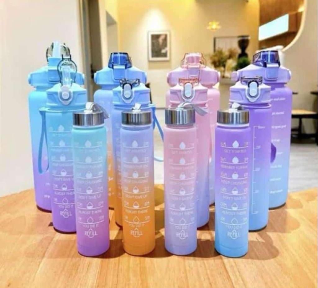 Trio De Termos Motivacionales