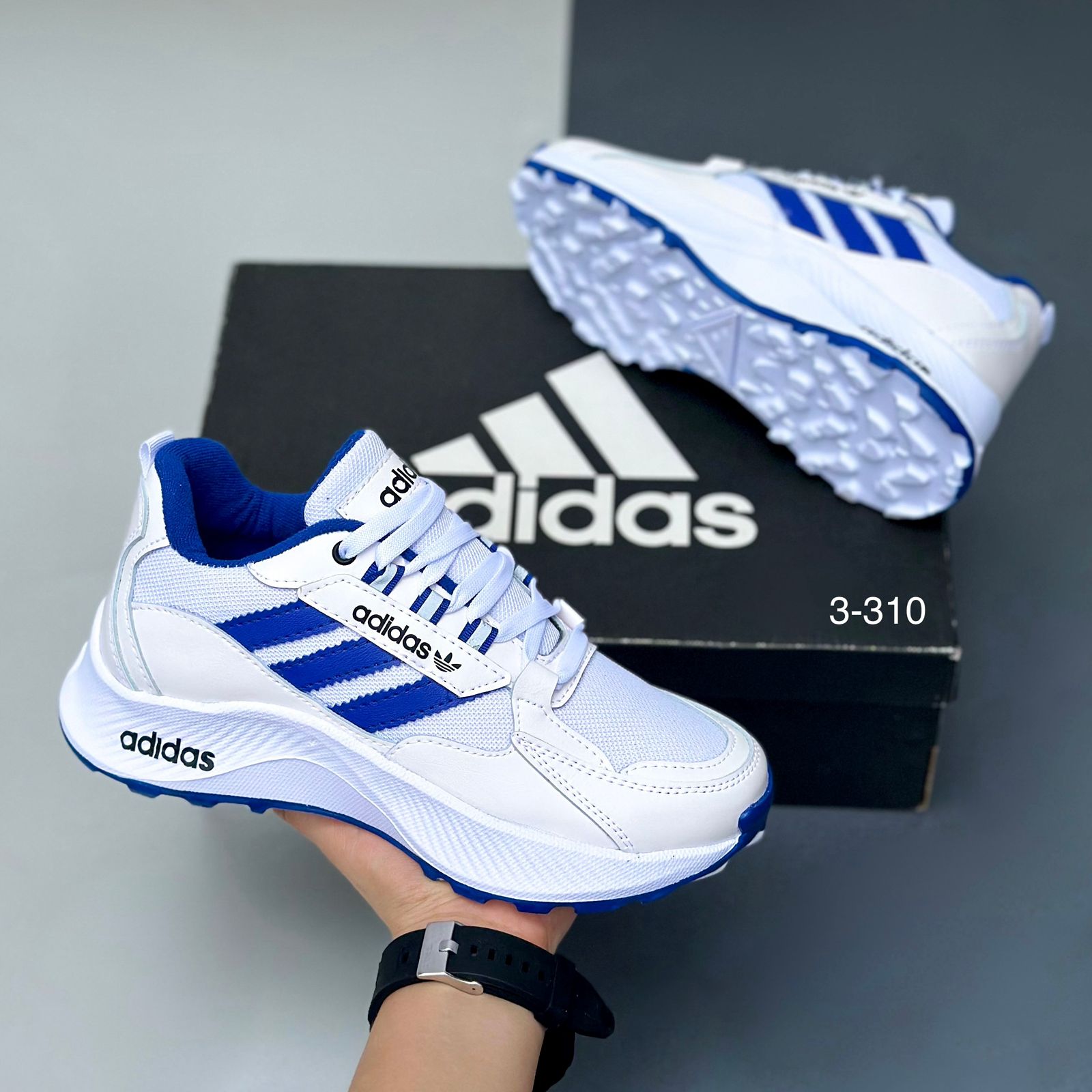 Adidas London Blanco Azul