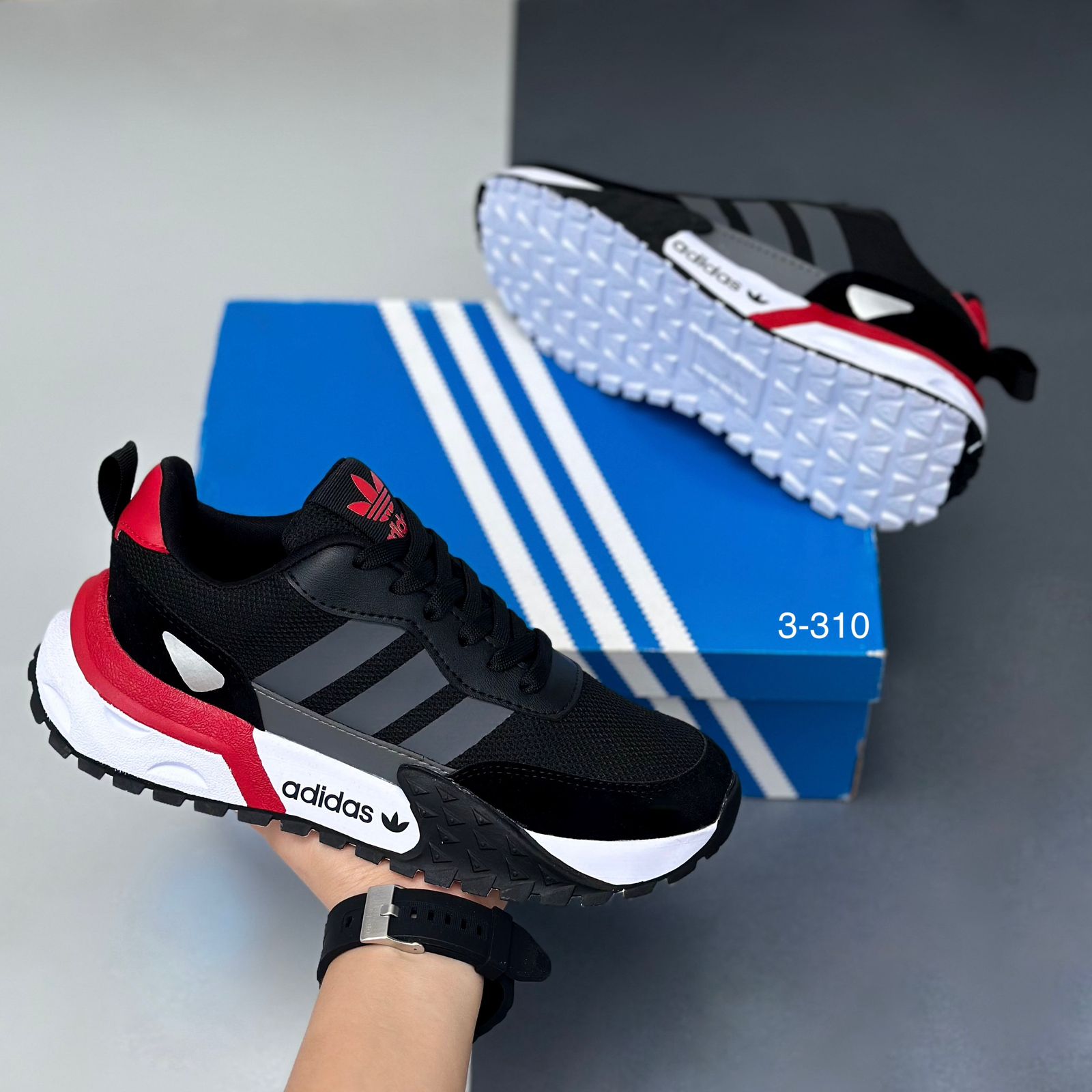 Adidas Rapidmove Negro Rojo