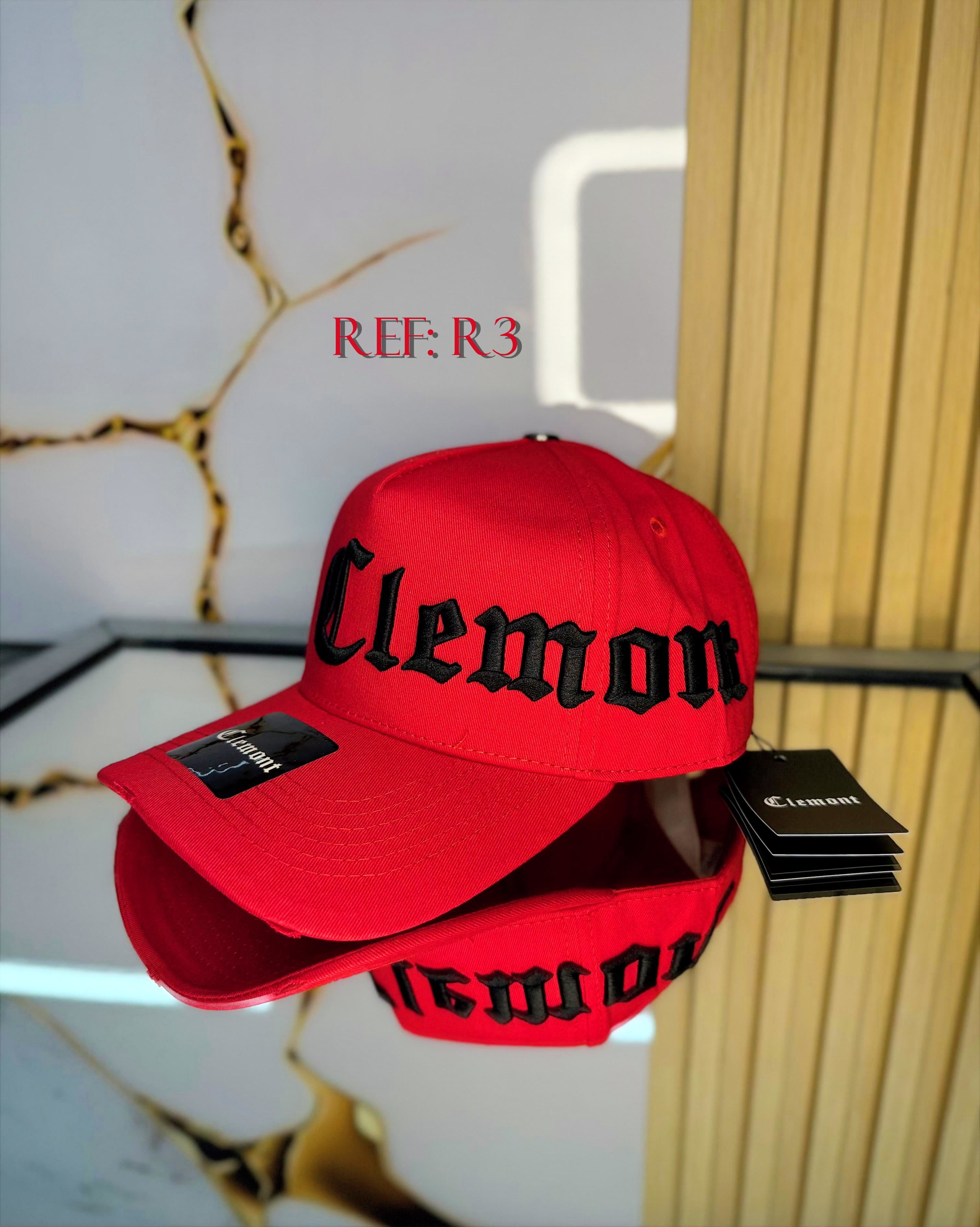Gorras Clemont Color Rojo Calidad 1.1