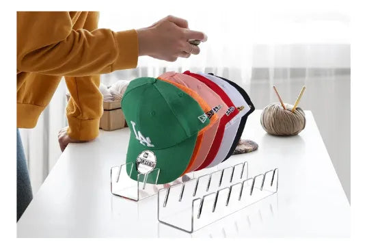 Organizador De Gorras En Acrilico 7 Puestos